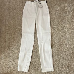 Zara straight leg pants in white